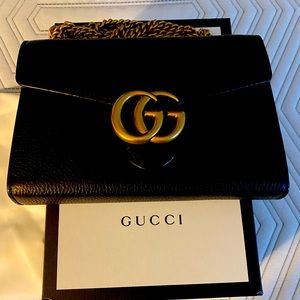 Authentic Rare Gucci Marmont Wallet on a Chain Crossbody